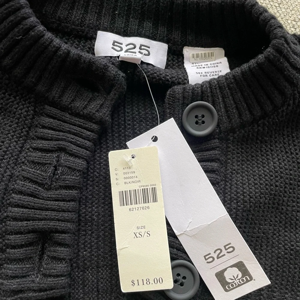 525 America Black Women's Shrug - Picture 3 of 5